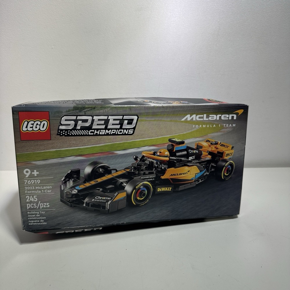 LEGO Speed Champions 2023 McLaren Formula 1 Race Car Toy for Play and Display